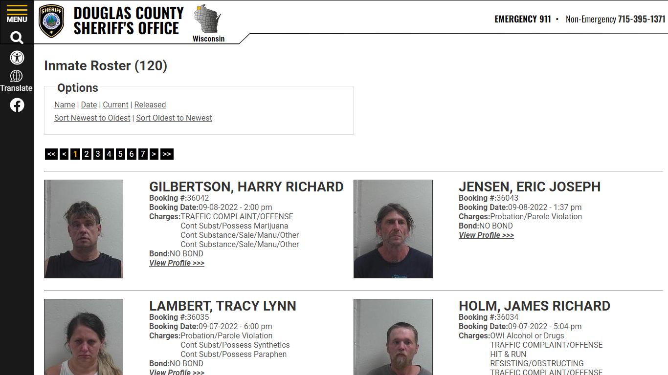 Inmate Roster - Current Inmates Booking Date Descending - Douglas ...